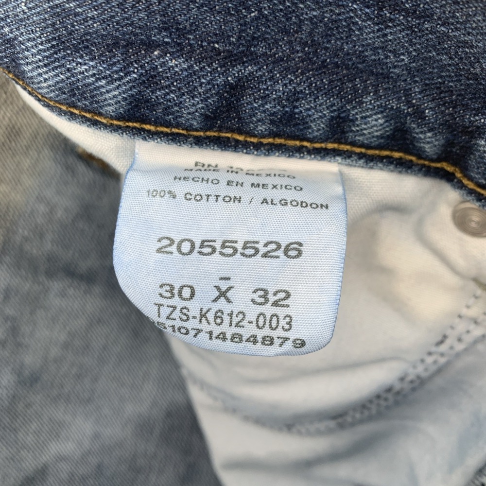 New Men's Lee Denim Jeans Newman Relaxed Fit Straight Leg Blue Size 30 x 32 - Picture 8 of 8